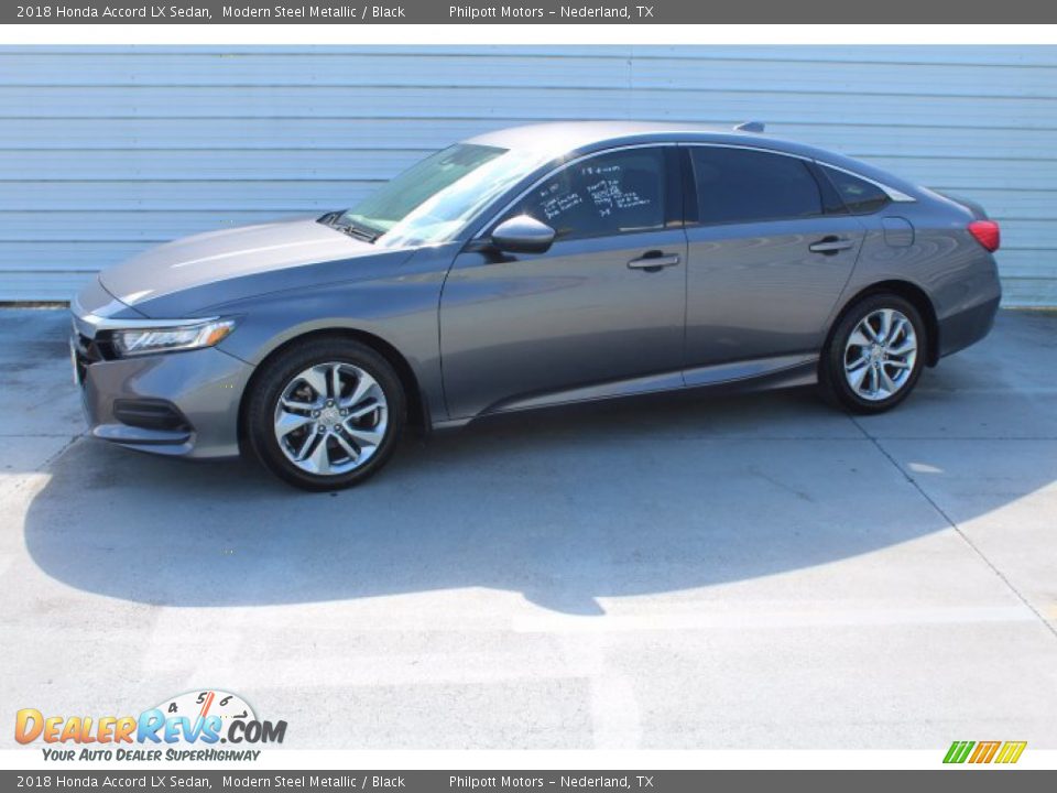 2018 Honda Accord LX Sedan Modern Steel Metallic / Black Photo #5