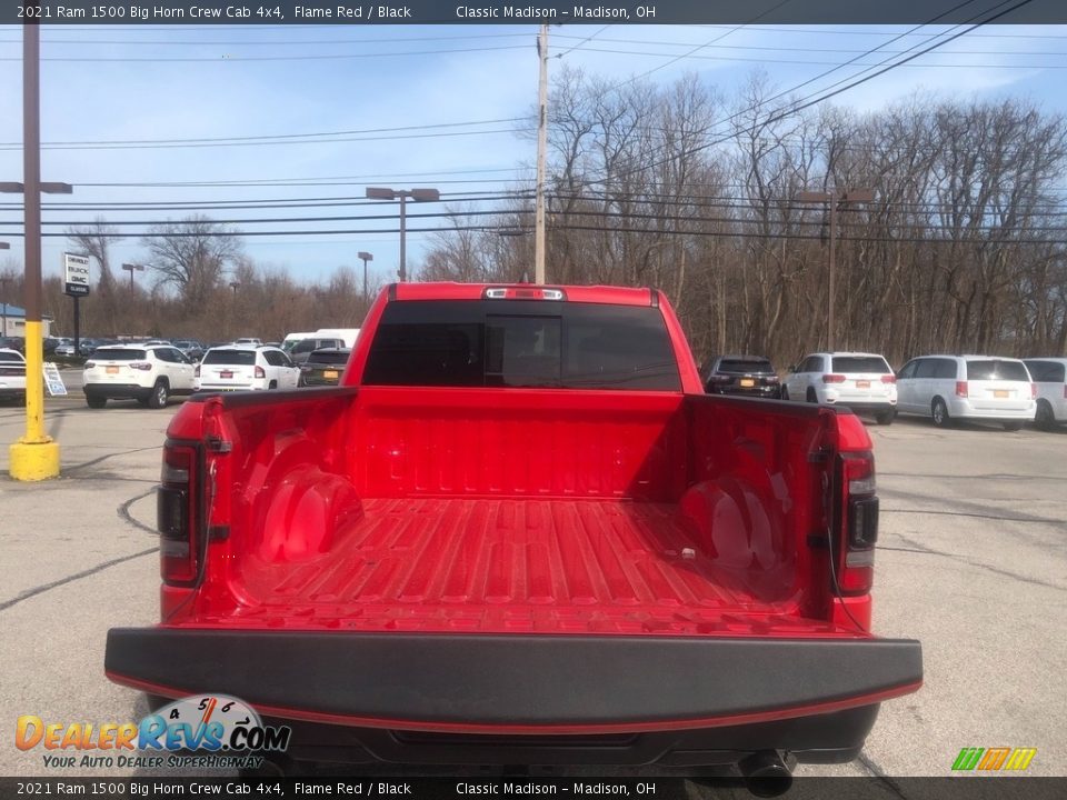 2021 Ram 1500 Big Horn Crew Cab 4x4 Flame Red / Black Photo #13
