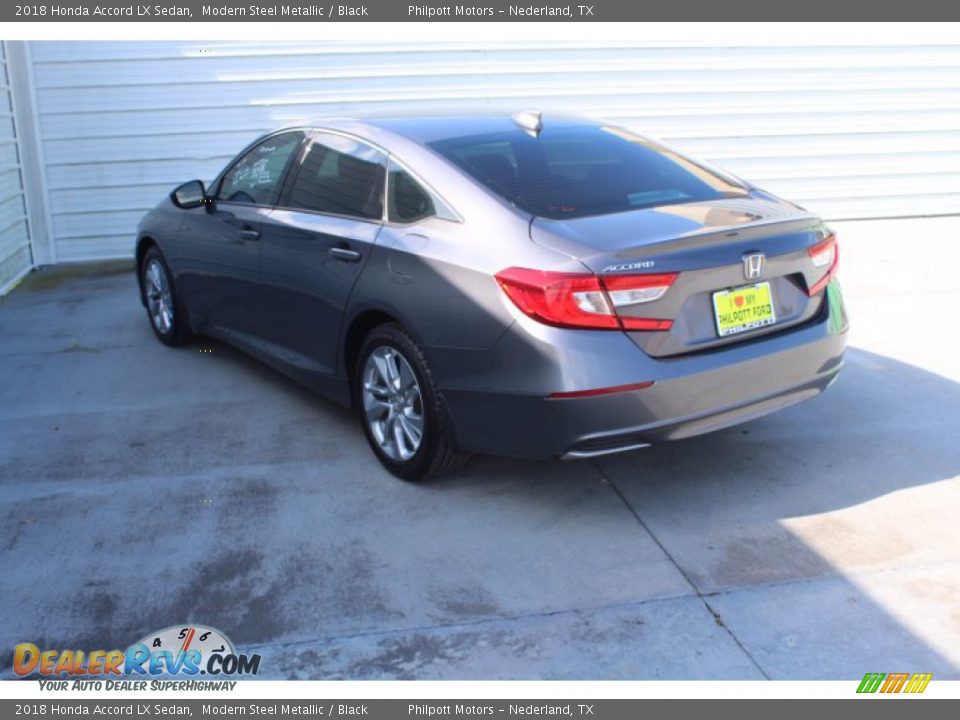 2018 Honda Accord LX Sedan Modern Steel Metallic / Black Photo #6