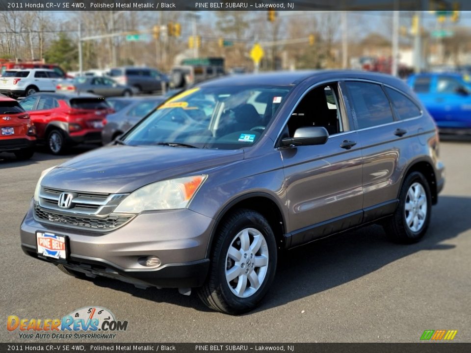 2011 Honda CR-V SE 4WD Polished Metal Metallic / Black Photo #10