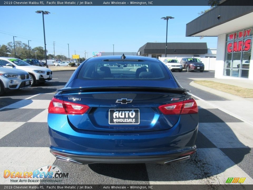 2019 Chevrolet Malibu RS Pacific Blue Metallic / Jet Black Photo #4