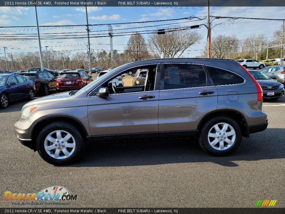 2011 Honda CR-V SE 4WD Polished Metal Metallic / Black Photo #12