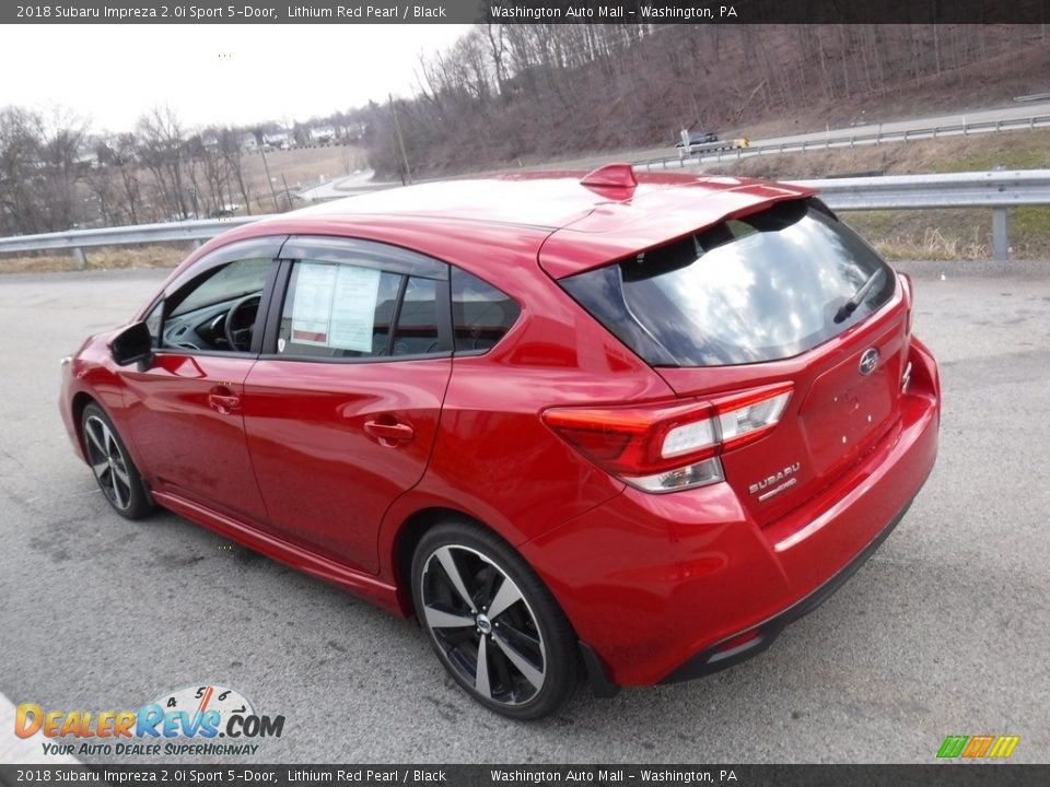 2018 Subaru Impreza 2.0i Sport 5-Door Lithium Red Pearl / Black Photo #13