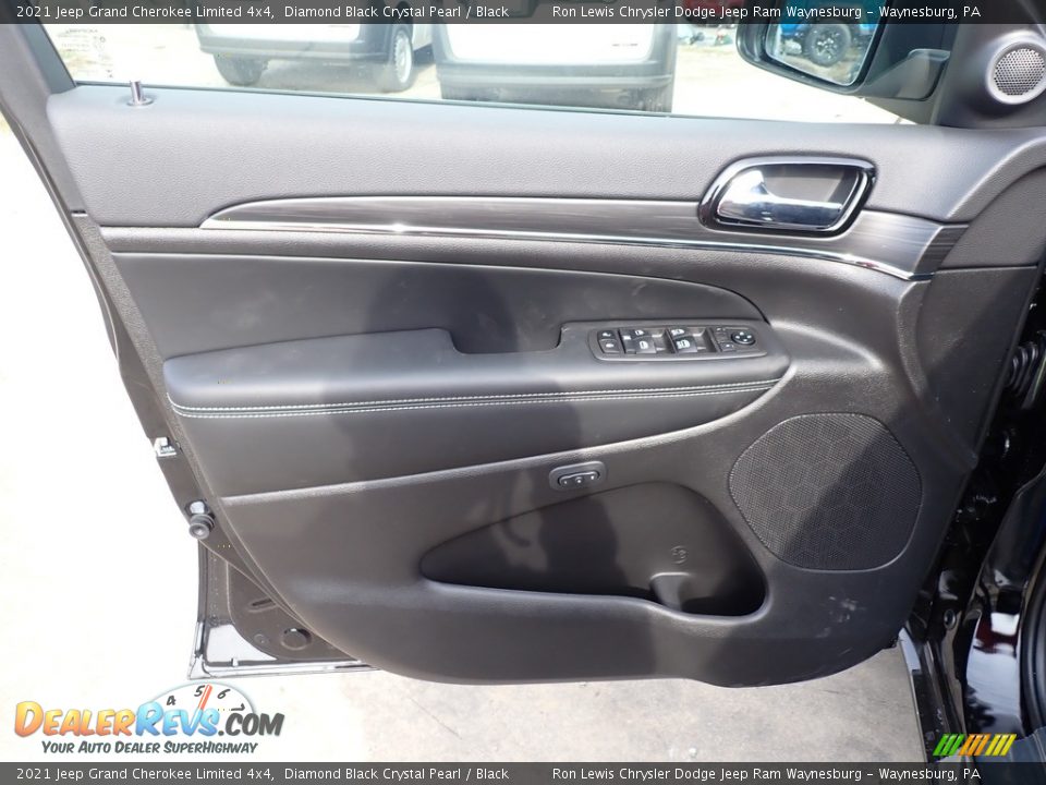 2021 Jeep Grand Cherokee Limited 4x4 Diamond Black Crystal Pearl / Black Photo #15