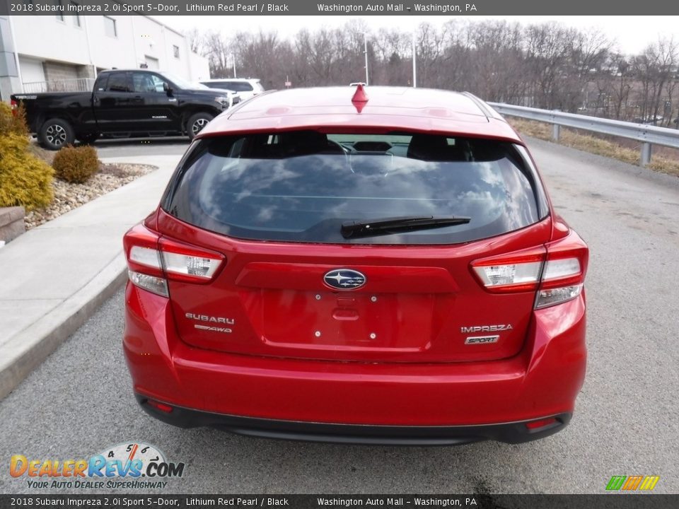2018 Subaru Impreza 2.0i Sport 5-Door Lithium Red Pearl / Black Photo #14