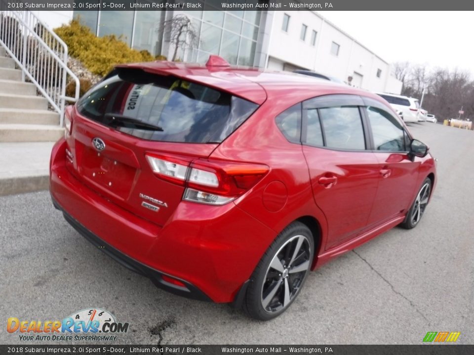 2018 Subaru Impreza 2.0i Sport 5-Door Lithium Red Pearl / Black Photo #15