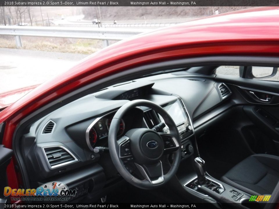 2018 Subaru Impreza 2.0i Sport 5-Door Lithium Red Pearl / Black Photo #18