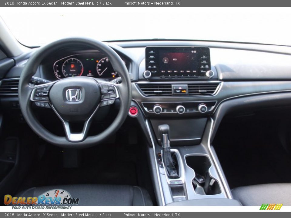 2018 Honda Accord LX Sedan Modern Steel Metallic / Black Photo #22