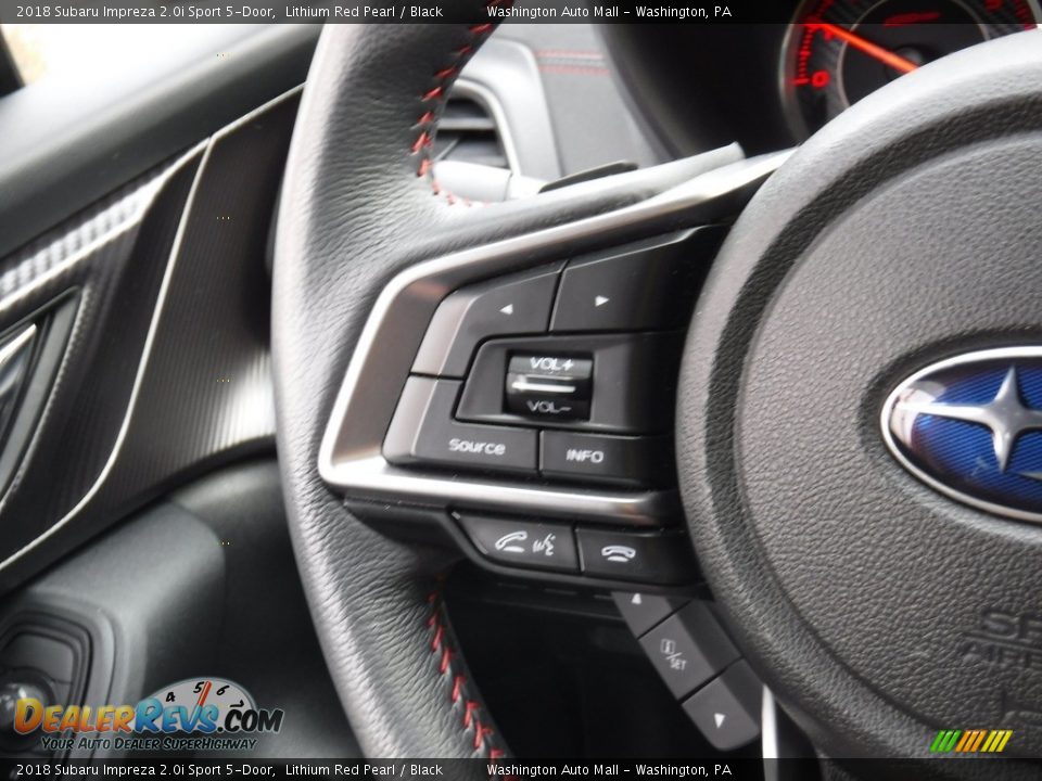 2018 Subaru Impreza 2.0i Sport 5-Door Steering Wheel Photo #23