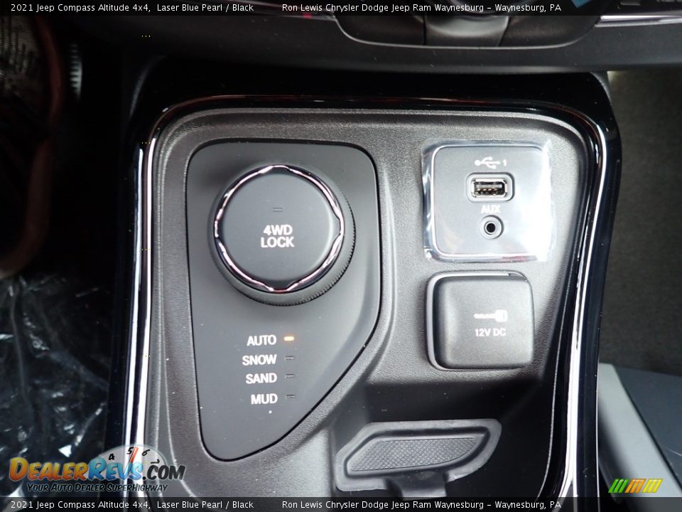 2021 Jeep Compass Altitude 4x4 Laser Blue Pearl / Black Photo #19