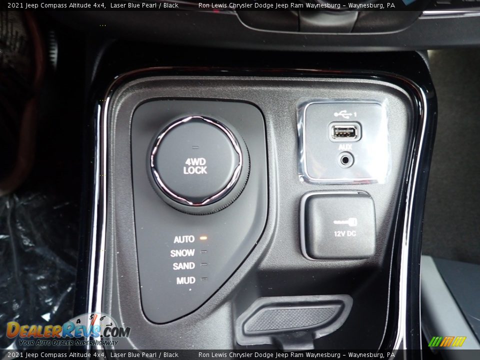 2021 Jeep Compass Altitude 4x4 Laser Blue Pearl / Black Photo #19