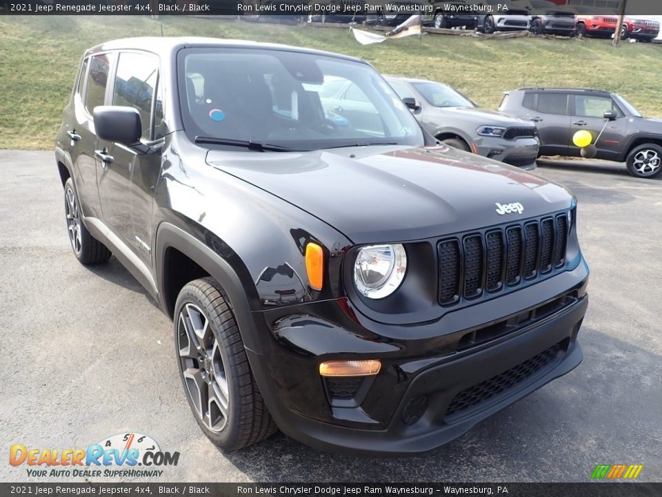 Front 3/4 View of 2021 Jeep Renegade Jeepster 4x4 Photo #8