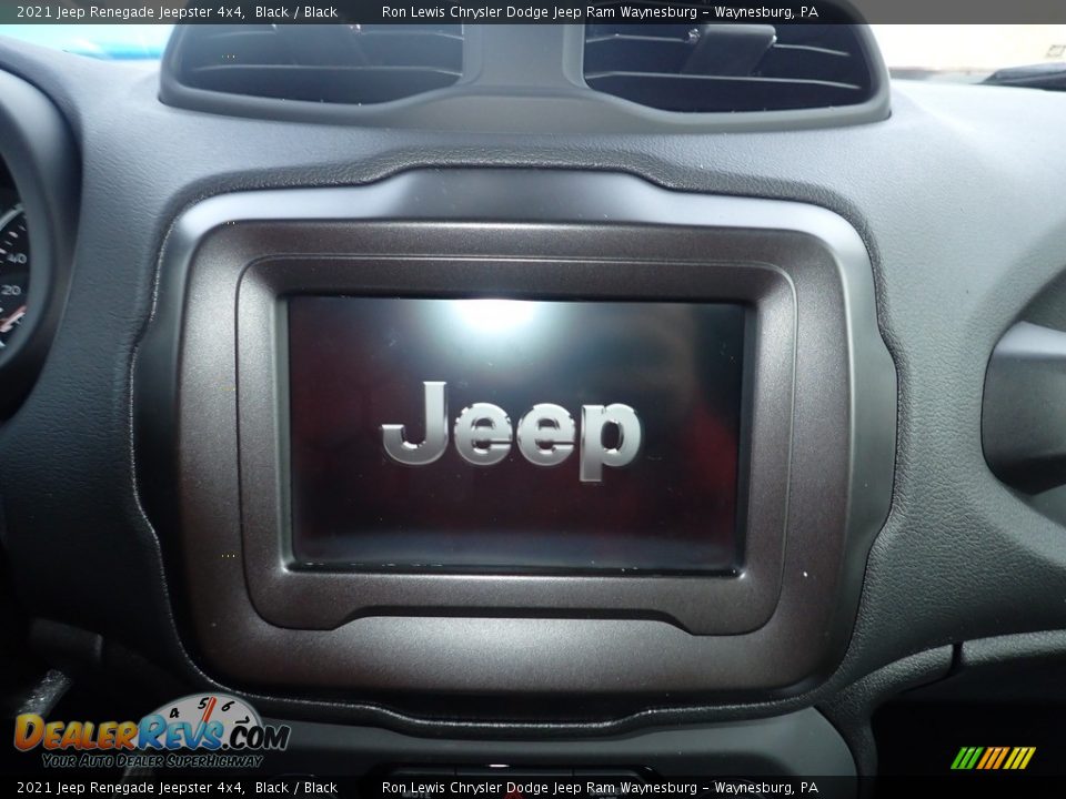 2021 Jeep Renegade Jeepster 4x4 Black / Black Photo #18