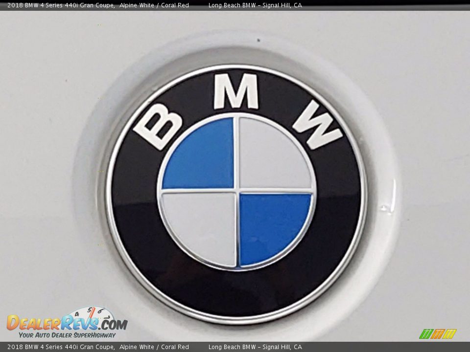 2018 BMW 4 Series 440i Gran Coupe Alpine White / Coral Red Photo #8