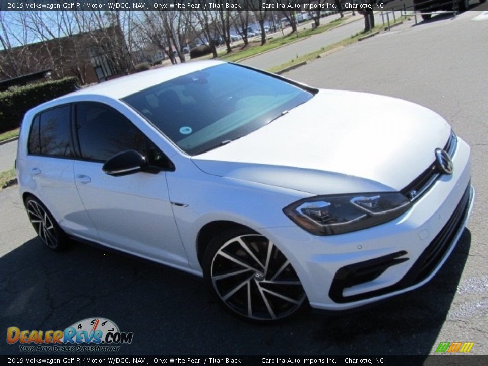 Front 3/4 View of 2019 Volkswagen Golf R 4Motion W/DCC. NAV. Photo #3
