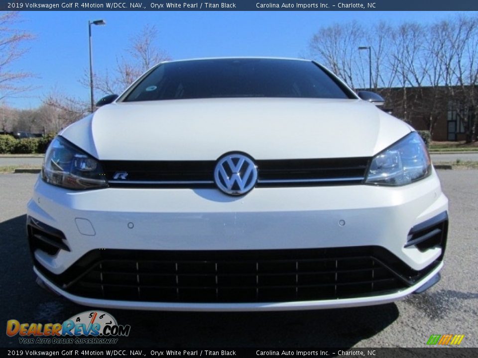 2019 Volkswagen Golf R 4Motion W/DCC. NAV. Oryx White Pearl / Titan Black Photo #4