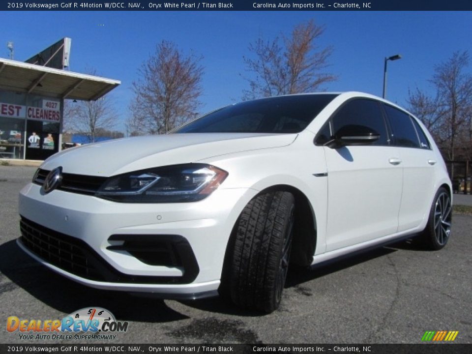 Oryx White Pearl 2019 Volkswagen Golf R 4Motion W/DCC. NAV. Photo #6