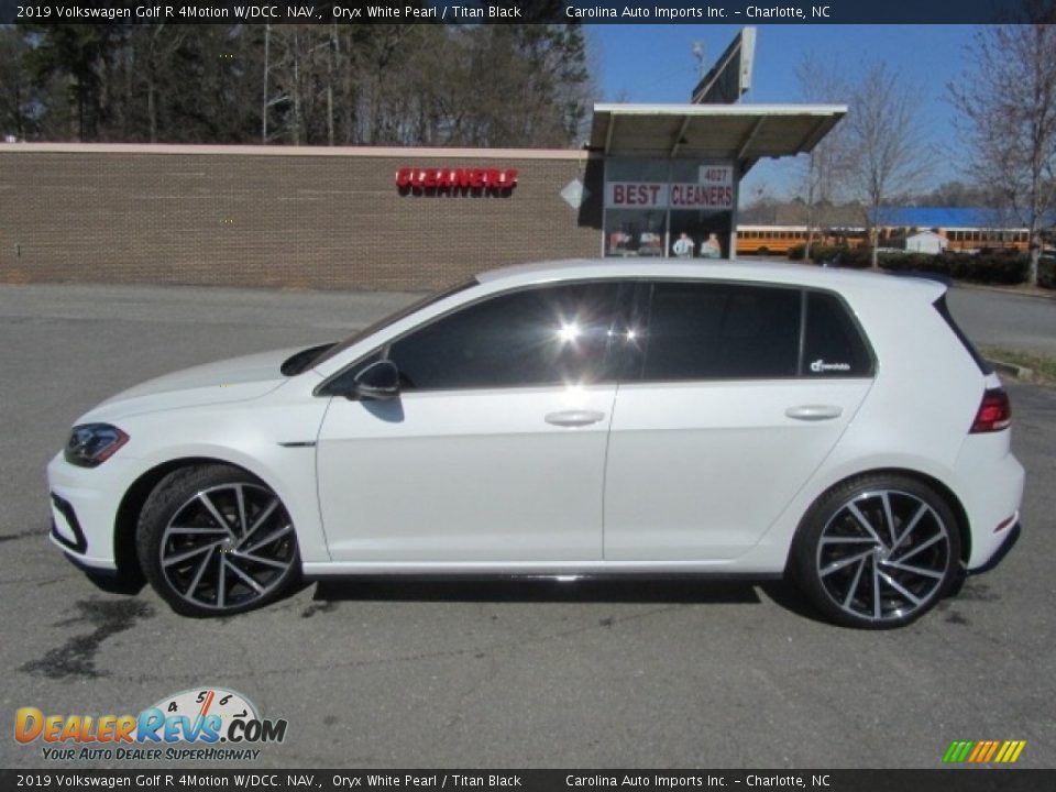 Oryx White Pearl 2019 Volkswagen Golf R 4Motion W/DCC. NAV. Photo #7