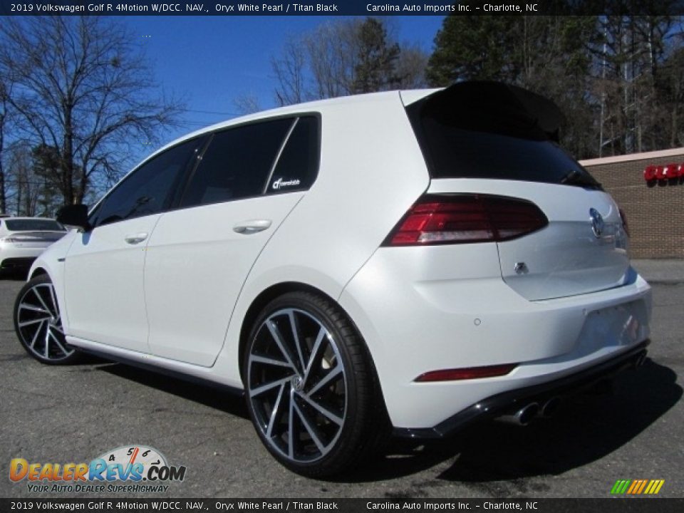 2019 Volkswagen Golf R 4Motion W/DCC. NAV. Oryx White Pearl / Titan Black Photo #8