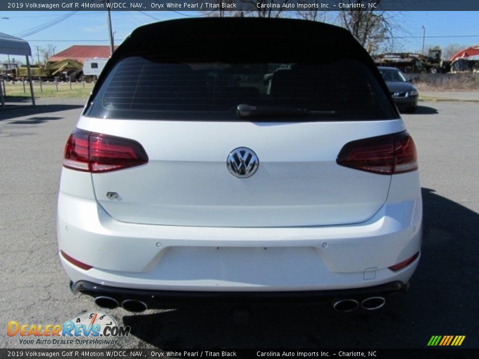 2019 Volkswagen Golf R 4Motion W/DCC. NAV. Oryx White Pearl / Titan Black Photo #9
