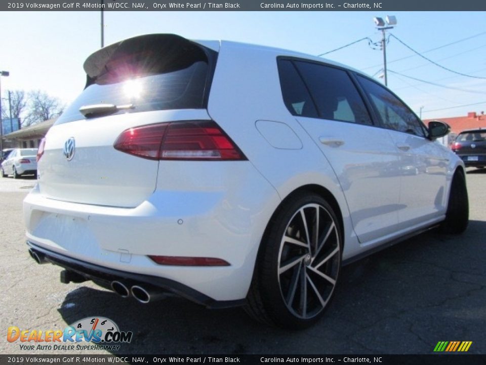 2019 Volkswagen Golf R 4Motion W/DCC. NAV. Oryx White Pearl / Titan Black Photo #10