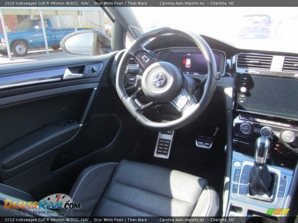 2019 Volkswagen Golf R 4Motion W/DCC. NAV. Oryx White Pearl / Titan Black Photo #12