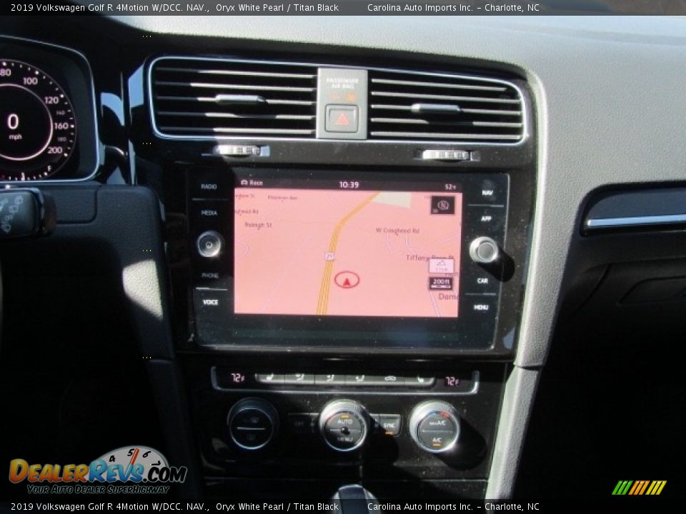 2019 Volkswagen Golf R 4Motion W/DCC. NAV. Oryx White Pearl / Titan Black Photo #15