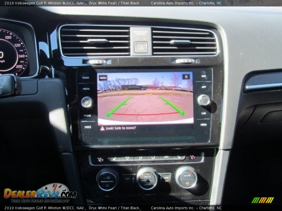 2019 Volkswagen Golf R 4Motion W/DCC. NAV. Oryx White Pearl / Titan Black Photo #16