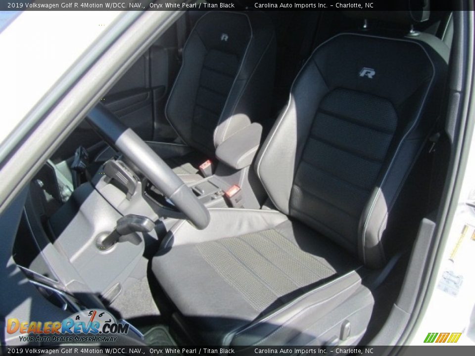 2019 Volkswagen Golf R 4Motion W/DCC. NAV. Oryx White Pearl / Titan Black Photo #18