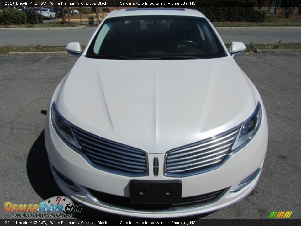 2014 Lincoln MKZ FWD White Platinum / Charcoal Black Photo #5