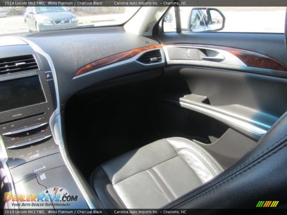 2014 Lincoln MKZ FWD White Platinum / Charcoal Black Photo #14