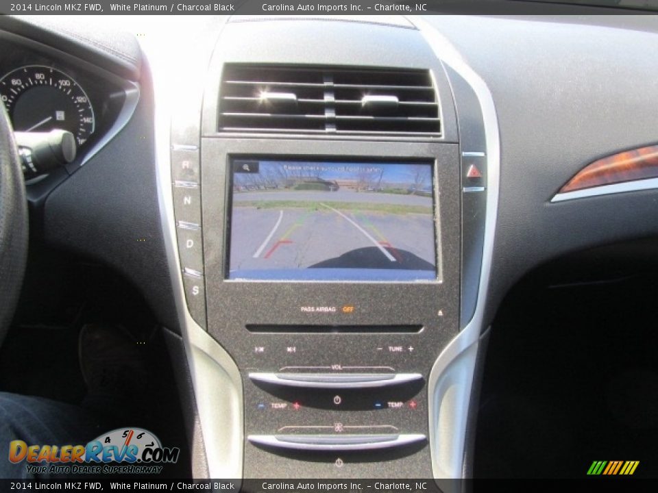 2014 Lincoln MKZ FWD White Platinum / Charcoal Black Photo #15