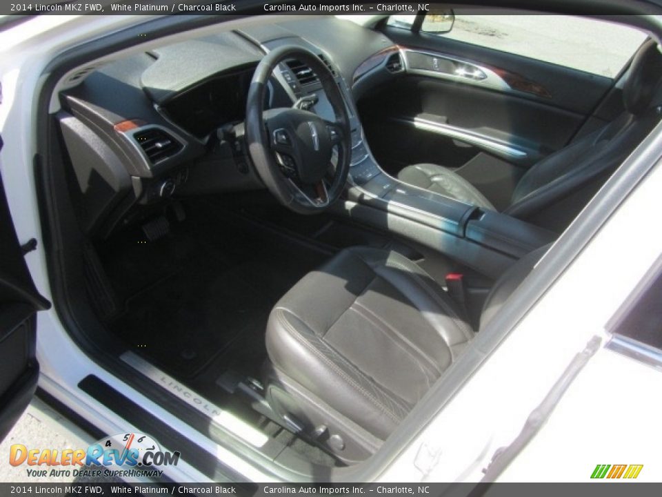 2014 Lincoln MKZ FWD White Platinum / Charcoal Black Photo #17