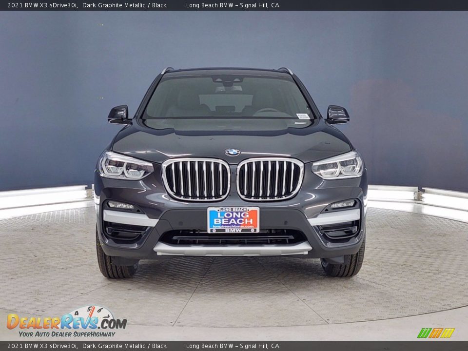 2021 BMW X3 sDrive30i Dark Graphite Metallic / Black Photo #2