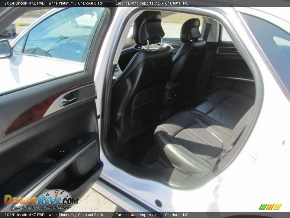 2014 Lincoln MKZ FWD White Platinum / Charcoal Black Photo #19