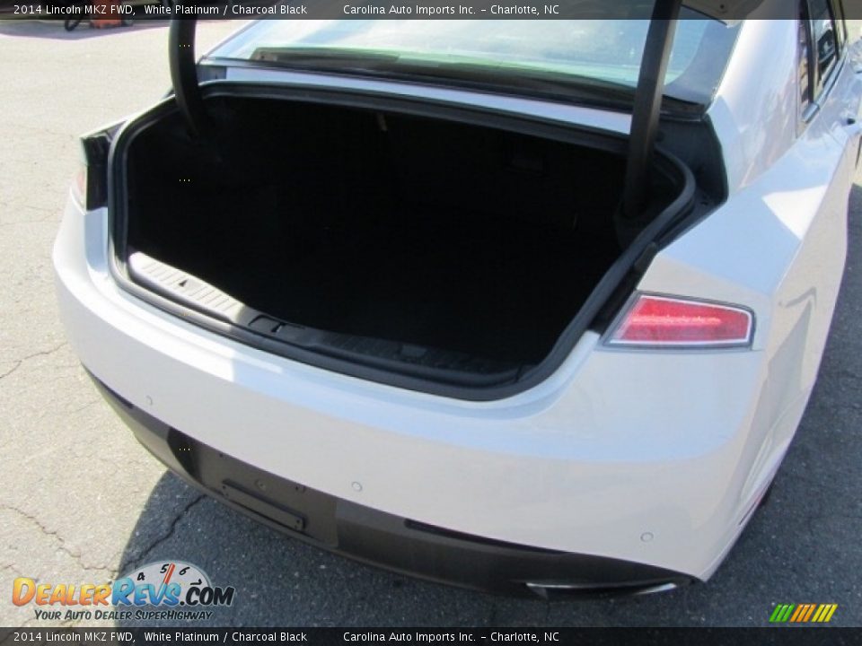 2014 Lincoln MKZ FWD White Platinum / Charcoal Black Photo #20