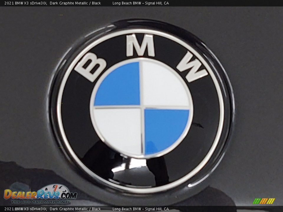 2021 BMW X3 sDrive30i Dark Graphite Metallic / Black Photo #5