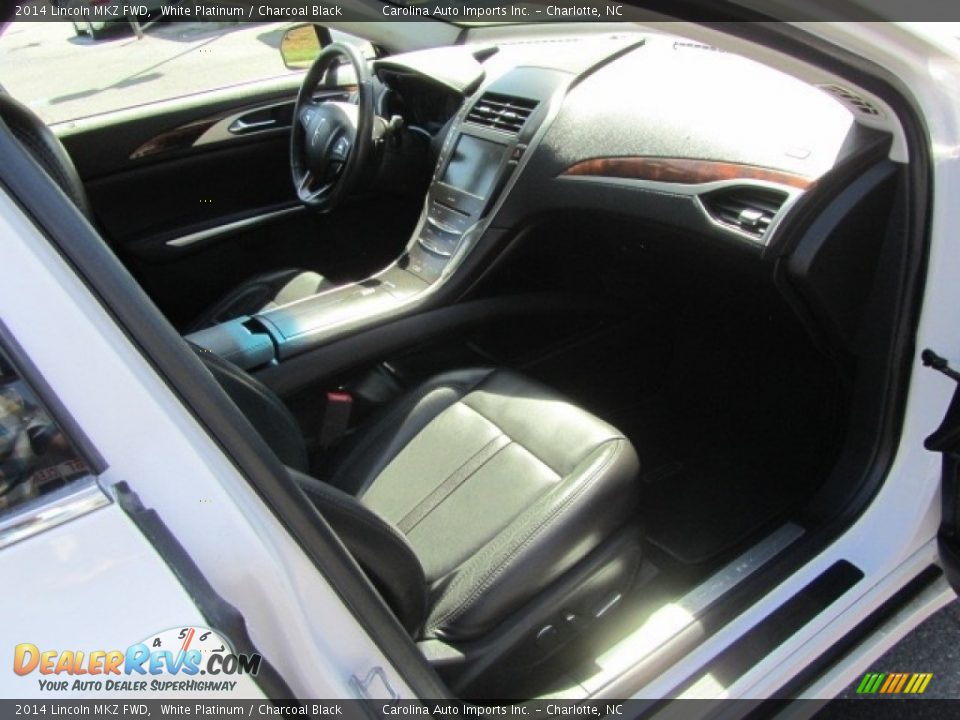 2014 Lincoln MKZ FWD White Platinum / Charcoal Black Photo #21