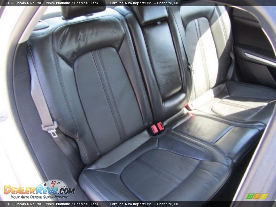 2014 Lincoln MKZ FWD White Platinum / Charcoal Black Photo #24