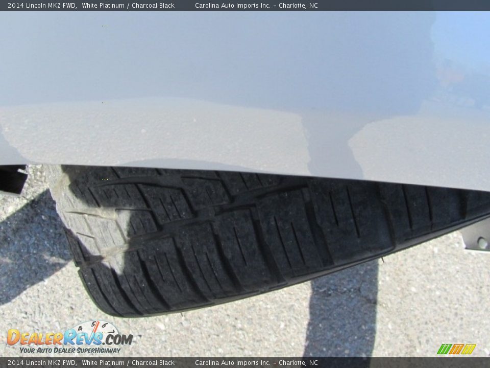 2014 Lincoln MKZ FWD White Platinum / Charcoal Black Photo #27