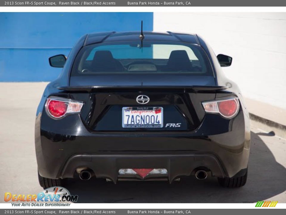 2013 Scion FR-S Sport Coupe Raven Black / Black/Red Accents Photo #9