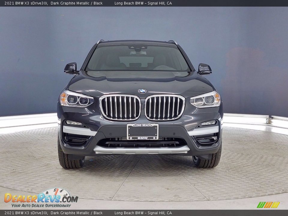 2021 BMW X3 sDrive30i Dark Graphite Metallic / Black Photo #2