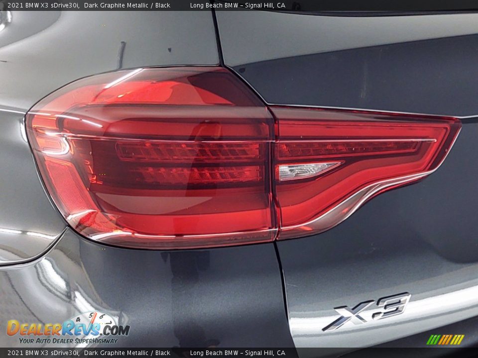 2021 BMW X3 sDrive30i Dark Graphite Metallic / Black Photo #6