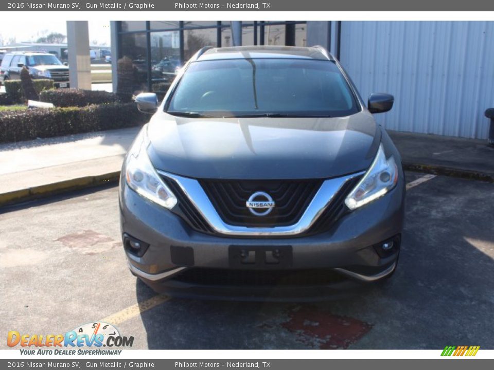 2016 Nissan Murano SV Gun Metallic / Graphite Photo #3