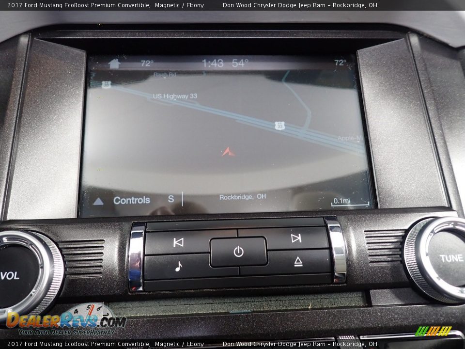 2017 Ford Mustang EcoBoost Premium Convertible Magnetic / Ebony Photo #2