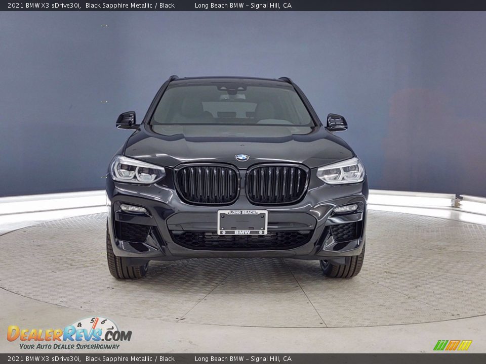 2021 BMW X3 sDrive30i Black Sapphire Metallic / Black Photo #2