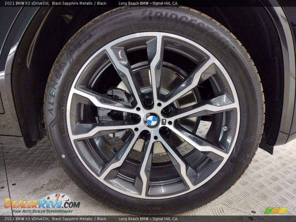 2021 BMW X3 sDrive30i Black Sapphire Metallic / Black Photo #3