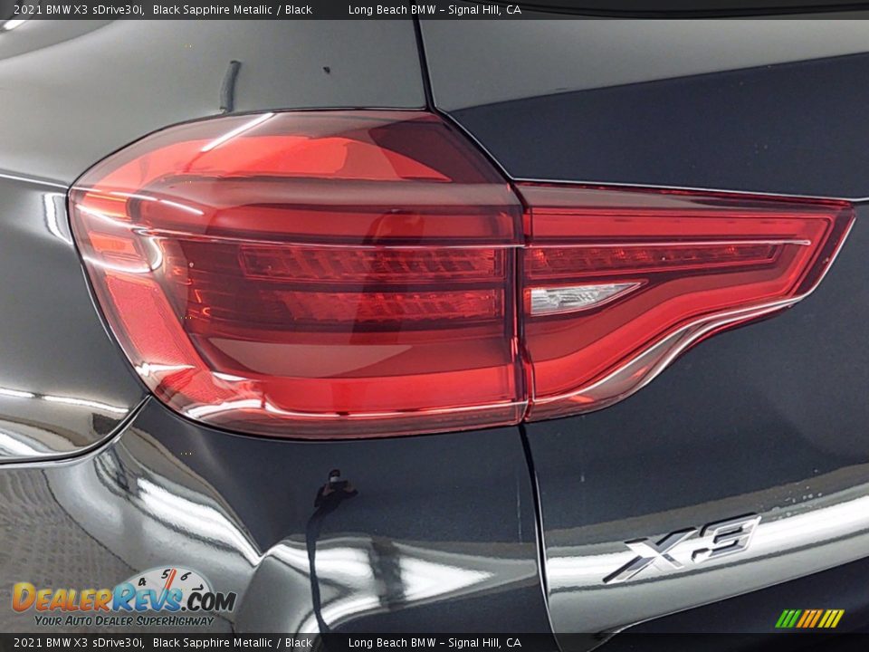2021 BMW X3 sDrive30i Black Sapphire Metallic / Black Photo #6