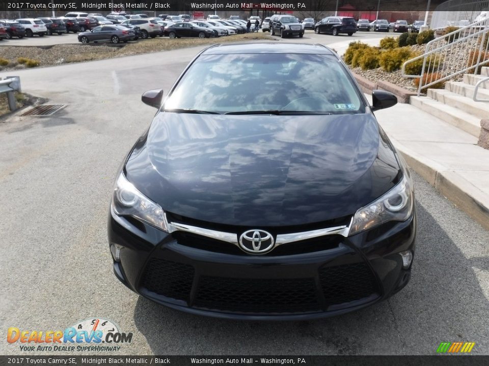 2017 Toyota Camry SE Midnight Black Metallic / Black Photo #10