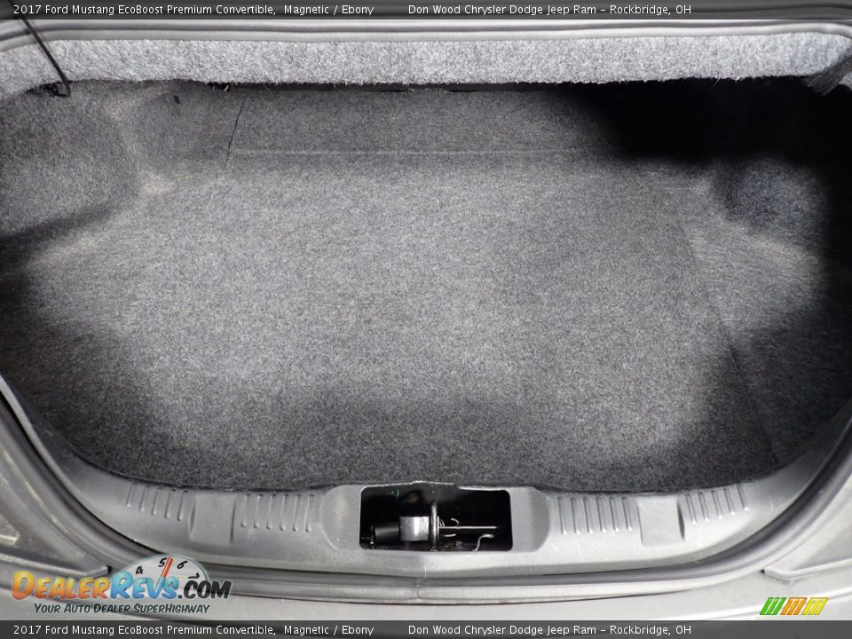 2017 Ford Mustang EcoBoost Premium Convertible Magnetic / Ebony Photo #17